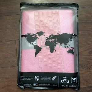 Pink sparkle laptop case